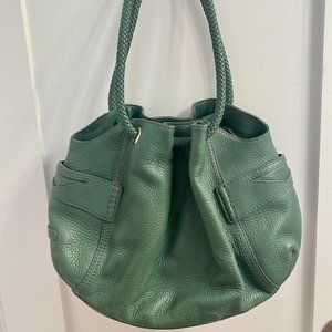 Cole Haan Leather Green Shoulder Bag